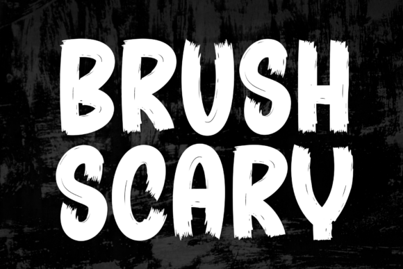 Brush Scary Font for Business Branding