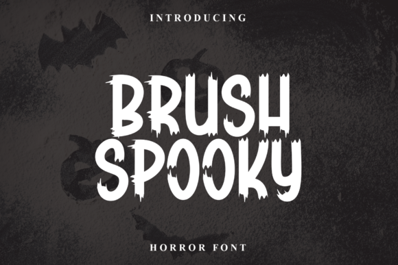 Brush Spooky Font for Business Branding
