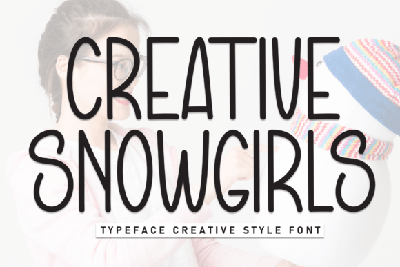 Creative Snowgirls: A Casual Display Font for Modern Web Design