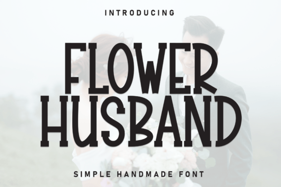 Flower Husband Font for Business Branding