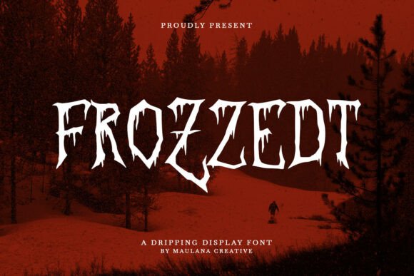Frozzedt: A Bold Display Font for Creative Projects