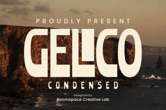 Gelico Condensed Regular 1 – Bold Display Font