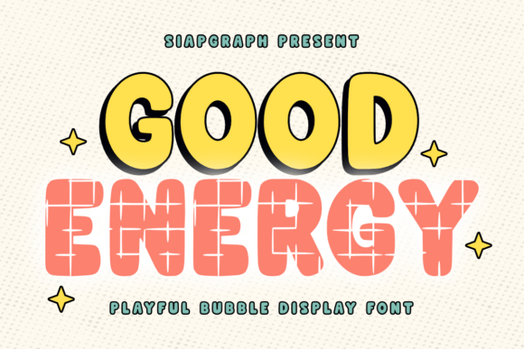 Good Energy: A Playful Display Font for Bold Branding Projects