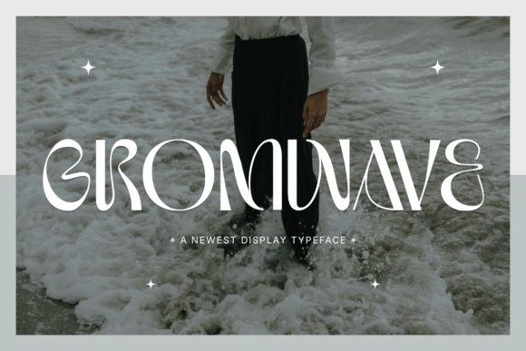 Gromwave: Modern Display Font for Luxury Digital Brands