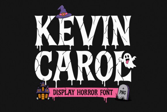 Jt Kevincarol: A Spooky Display Font