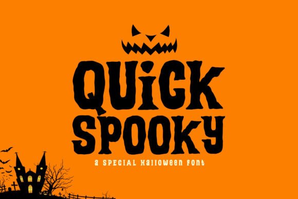 Quick Spooky Font for Halloween Creations