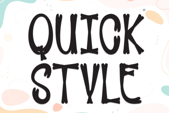 Quick Style Display Font for a Polished Small Business Identity