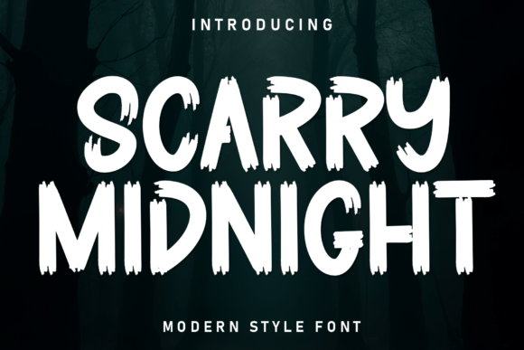 Scarry Midnight: A Font for Creative Projects