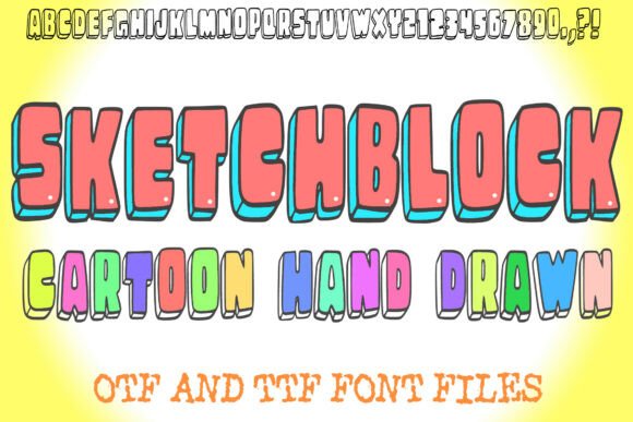 Sketchblocks Font for Bold Campaign Visuals