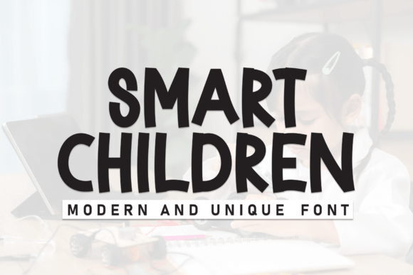 Smart Children: A Casual Display Font for Approachable Web Design