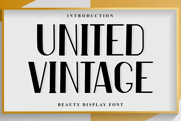 United Vintage Font