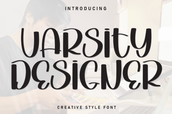 Varsity Designer: Casual Display Font for Web Designers